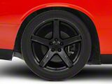 Hellcat HC2 Style Gloss Black Wheel; Rear Only; 20x11; 22mm Offset (08-23 RWD Challenger, Excluding SRT Demon)