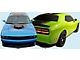 HEMI Shaker Stripes; Matte Black (15-23 Challenger w/ Shaker Hood & Sunroof)