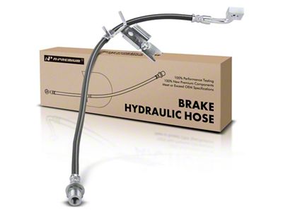 Brake Hydraulic Hose; Front Driver Side (12-15 3.6L Challenger)