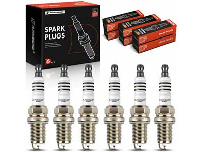 Iridium and Platinum Spark Plugs; Set of 6 (08-10 3.5L Challenger)