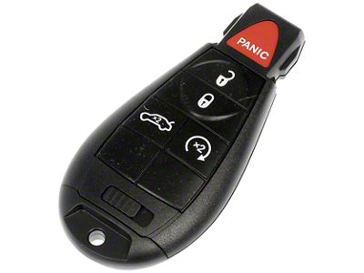 Keyless Entry Remote; 5-Button (09-10 Challenger w/ Remote Start)