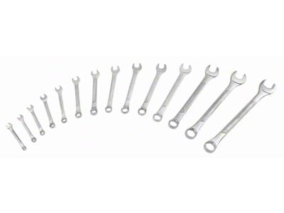 Metric Combination Wrench Set; 14-Piece Set