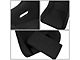 Microfiber Suede Large Racing Bucket Seats with Seat Sliders; Black (Universal; Some Adaptation May Be Required)