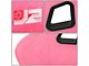 Microfiber Suede Medium Racing Bucket Seats with Seat Sliders; Pink (Universal; Some Adaptation May Be Required)