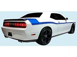 MOPAR 14 Side and Deck Stripes; Blue Metallic (08-14 Challenger)