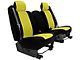 Neosupreme Custom 1st Row Bucket Seat Covers; Yellow/Black (08-10 Challenger)