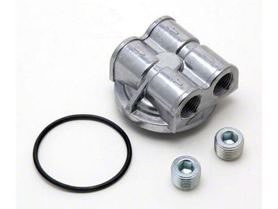 Oil Bypass Adapter; 90-Degrees; 22mm x 1.50 Threads (09-21 3.5L, 5.7L HEMI Challenger, Excluding Scat Pack)