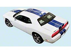 Over-Roof Stripe Kit; Black (08-14 Challenger w/o Sunroof & Sirius)