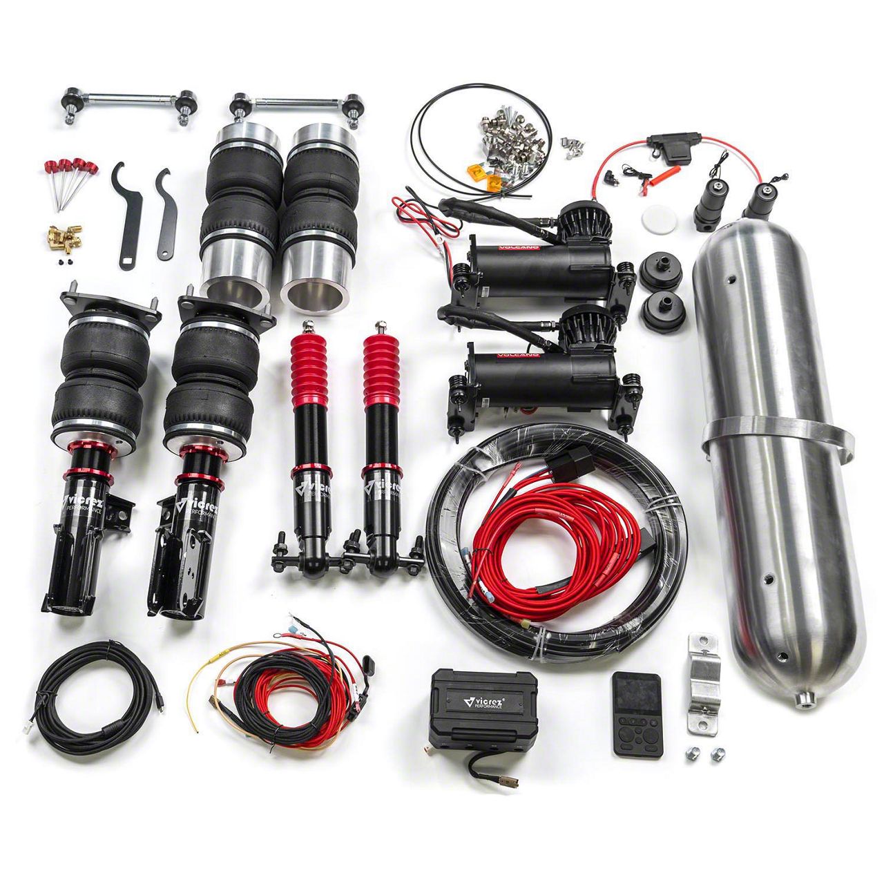 Challenger Performance Complete Air Ride Suspension Kit with Management ...