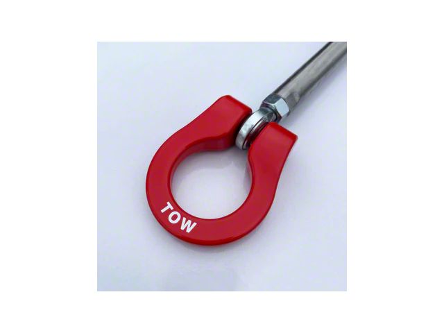 Premium Stealth Tow Hook with Black D-Ring; Front and Rear (15-23 Challenger)