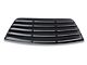 Rear Window Louvers; Gloss Black (08-23 Challenger)