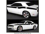 Solid CUDA Style Side Stripes; Gloss Red (15-18 Challenger)