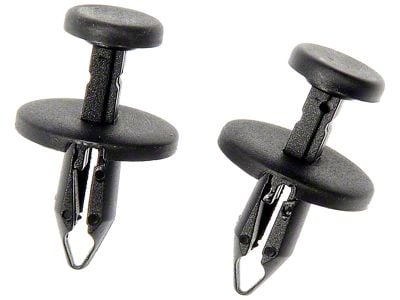 Splash Shield Retainer Clip; 7mm Hole; 2-Pieces (08-23 Challenger)