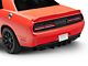 SRT Track Package Rear Diffuser; Gloss Black (15-23 Challenger)