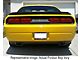 Tail Light Blackout Decal; Silver Grey (08-14 Challenger)