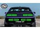 Tail Light Tint Overlay; Lime Green (15-23 Challenger)