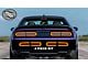 Tail Light Tint Overlay; Orange (15-23 Challenger)