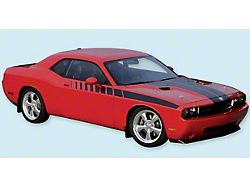 Upper Body Strobe Stripes; Carbon Fiber (08-14 Challenger)