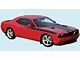 Upper Body Strobe Stripes; Carbon Fiber (08-14 Challenger)