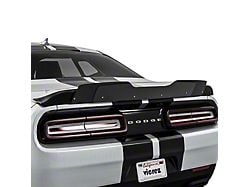 V1R Wicker Bill Rear Spoiler Add-On; Gloss Carbon Fiber Vinyl (08-14 Challenger)