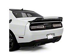 V3R Wicker Bill Hellcat Redeye Spoiler Add-On; Gloss Black Vinyl (08-23 Challenger)