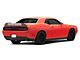 V3R Wicker Bill Rear Spoiler Add-On; Matte Black Vinyl (15-23 Challenger)