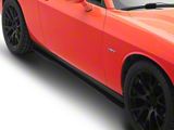 V7R Side Skirt Splitters; Textured Black Vinyl (08-23 Challenger)