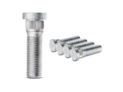 Front or Rear Wheel Stud Set; M14x1.5; Set of 5 (08-23 Challenger)