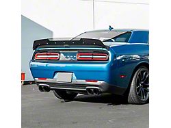 Wickerbill Rear Spoiler Gurney Flap Insert; Smoke Tinted (19-23 Challenger SRT Hellcat Redeye)