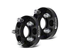 1-Inch 5-Lug Wheel Spacers; Black; Set of Two (06-23 Charger)