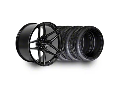 20x11 VXC Widebody Style Matte Black Wheel & Lanvigator Catchpower All-Sesason Tire Package (18-23 Charger Widebody)