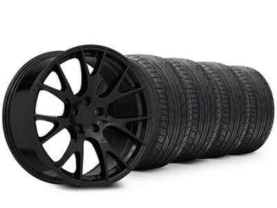 20x9 Hellcat Style & NITTO High Performance NT555 G2 Tire Package (11-23 RWD Charger)