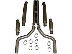 3-Inch 409 Stainless Cat-Back Exhaust System with Flowpack Mufflers and Polished Tips (06-10 6.1L HEMI Charger)