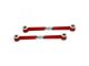 Adjustable Rear Upper Lateral Control Arms; Rear Positon; Bright Red (06-23 Charger)