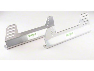 Aluminum Offset Universal Side Mount Seat Bracket; Grey (Universal; Some Adaptation May Be Required)