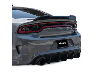 AT Style Rear Spoiler; Carbon Fiber (11-23 Charger)