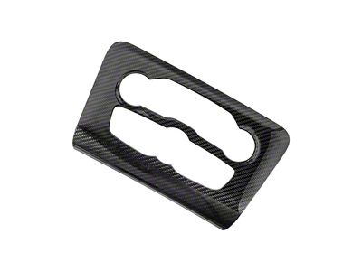 Audio Panel Cover; Carbon Fiber (15-23 Charger)