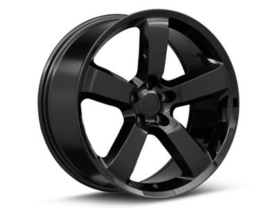 Charger SRT Style Gloss Black Wheel; 20x9; 20mm Offset (06-10 RWD Charger)