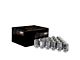 Chrome OE Style Lug Nuts; M14x1.5; Set of 20 (06-23 Charger)