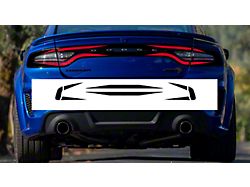 Design 3 Tail Light Decal; Gloss Black (15-23 Charger)