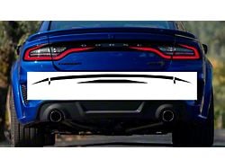 Design 4 Tail Light Decal; Gloss Black (15-23 Charger)