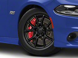 DG21 Replica Satin Black Wheel; 20x11 (20-23 Charger Widebody)