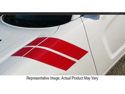 Fender Hash Side Accent Stripes; Gloss Black (11-14 Charger)