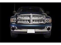 Putco Flaming Inferno Upper Overlay Grilles; Polished (06-10 Charger)