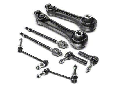 Front Lower Rearward Control Arm, Sway Bar Link and Tie Rod End Kit (06-10 RWD Charger)