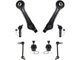 Front Lower Rearward Control Arms with Inner and Outer Tie Rod Ends, Lower Ball Joints and Swar Bar Links (11-19 RWD Charger)
