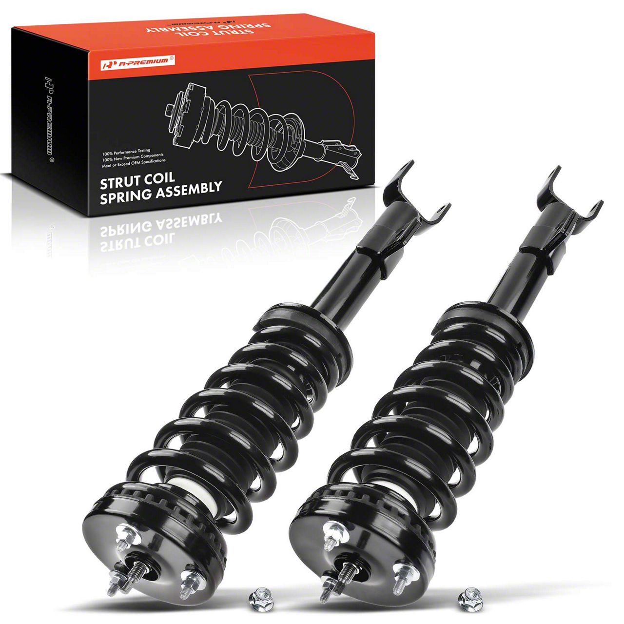 Charger Front Strut Assemblies (12-21 Charger Pursuit) - Free Shipping