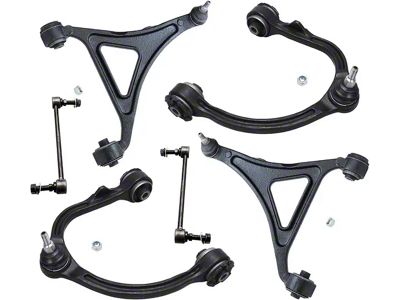 Front Upper and Lower Control Arms with Sway Bar Links (07-10 AWD Charger)