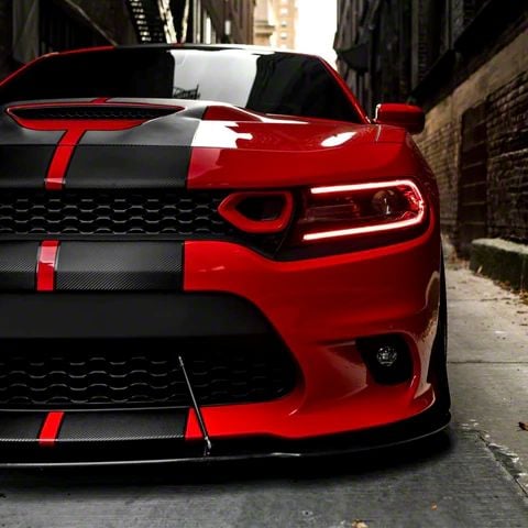 Charger Full Body Kit; Matte Black (15-23 Charger SRT) - Free Shipping