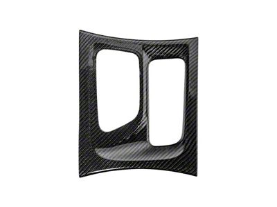 Gear Shifter Cover; Carbon Fiber (15-23 Charger)